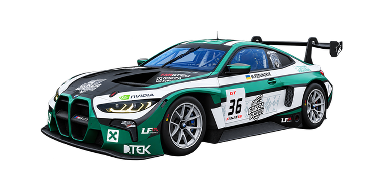 #36 · Mykola Fedinchyk · BMW M4 GT3