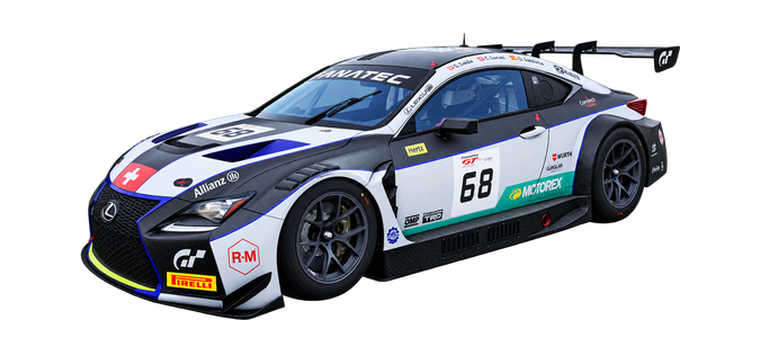 #68 · Rost Kavetskyi · Lexus RC F GT3